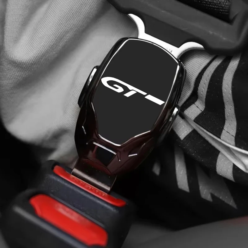 

Extensor de Clip para cinturón de seguridad de coche, accesorios de emblema personalizados para GTI GT GTline RCZ 307 207 407 60