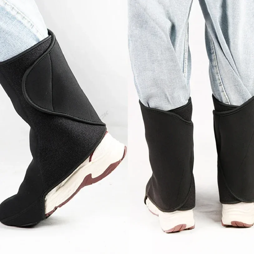 

Windproof Ankle Protector Warm Leg Covers Waterproof Cold Proof Foot Gear for Motorcycle Riding Skiing Outdoor Winter Sports