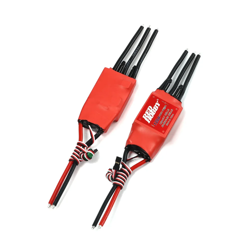 RedHobby 80A 120A 200A ESC двунаправленный бесщеточный регулятор скорости с водяным охлаждением для радиоуправляемых кораблей и лодок