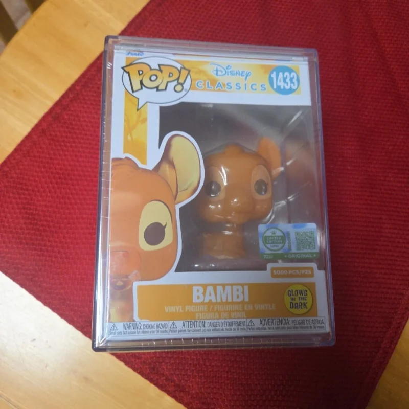 Official Disney Classics Bambi #1433 Action Figure Funko Pop Glow In The Dark 5000Pcs Exclusive Collection Limited Edition Toys - view 6