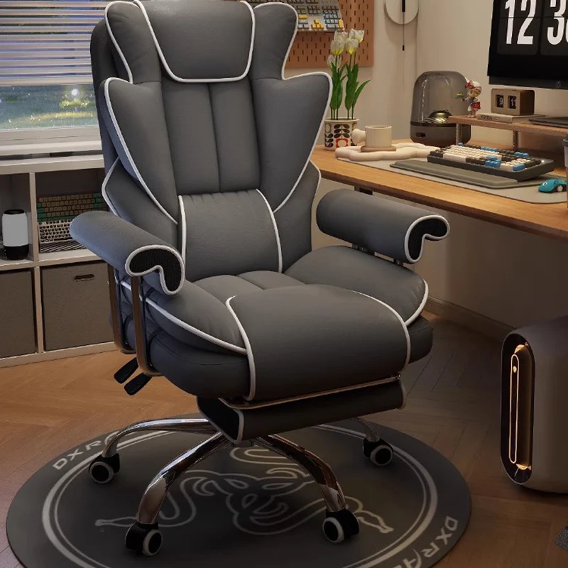 Modern Ergonomic Office Chair Playseat Arm Study Swivel Throne Office Chair Designer Reading Relaxing Stoel Salon Furniture