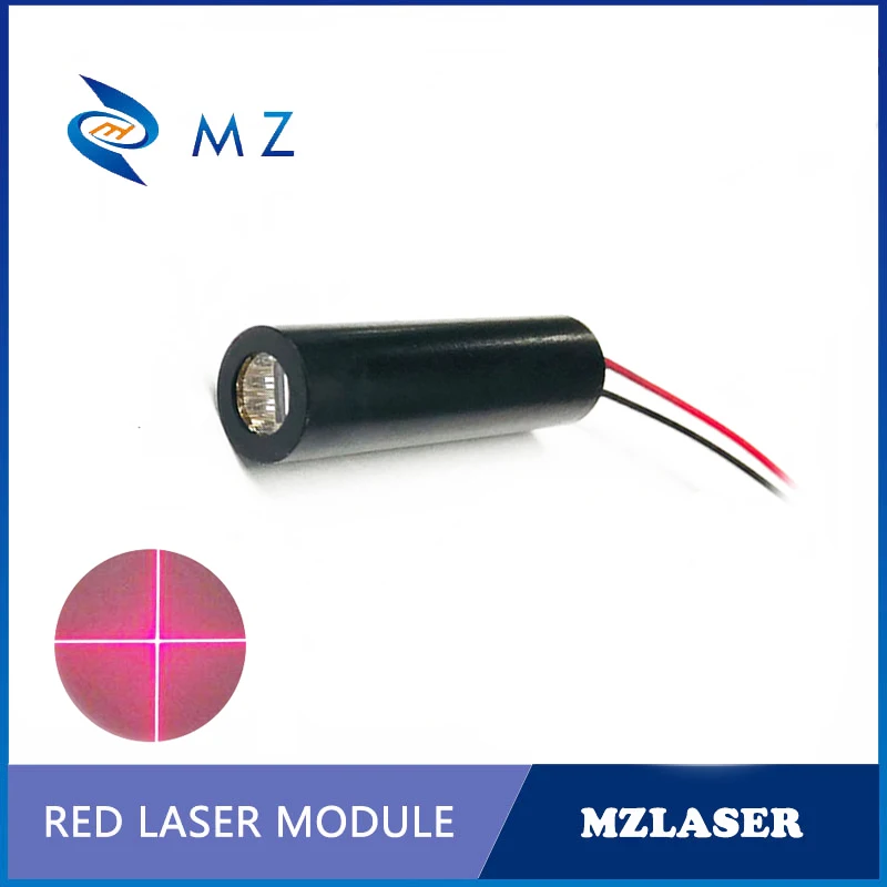 High Power 100mw D10mm 650nm Industrial ACC Drive Laser Module Red Cross 58 Degrees Angle for Precision Cutting