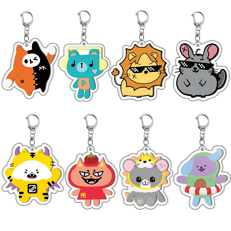 Pondphuwin Kaotungfirst GeminiFourth Jimmysea Perthchimon брелки мультяшный рюкзак кулон брелок Kawaii аксессуары для ключей