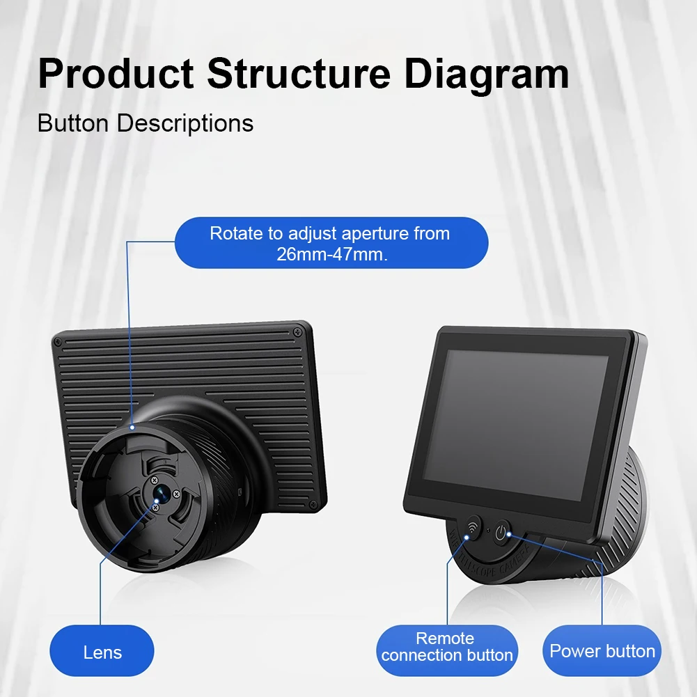 عدسة واي فاي الإلكترونية 1080P تلسكوب كاميرا العدسة الرقمية لملحقات التلسكوب الفلكي