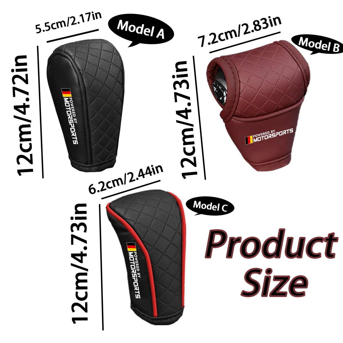 1pc Anti-Slip Anti-Scratch Car Shift Knob Gear Handle Stick Protector Cover For BMW 1 3 5 X Series For Audi For Mercedes Benz