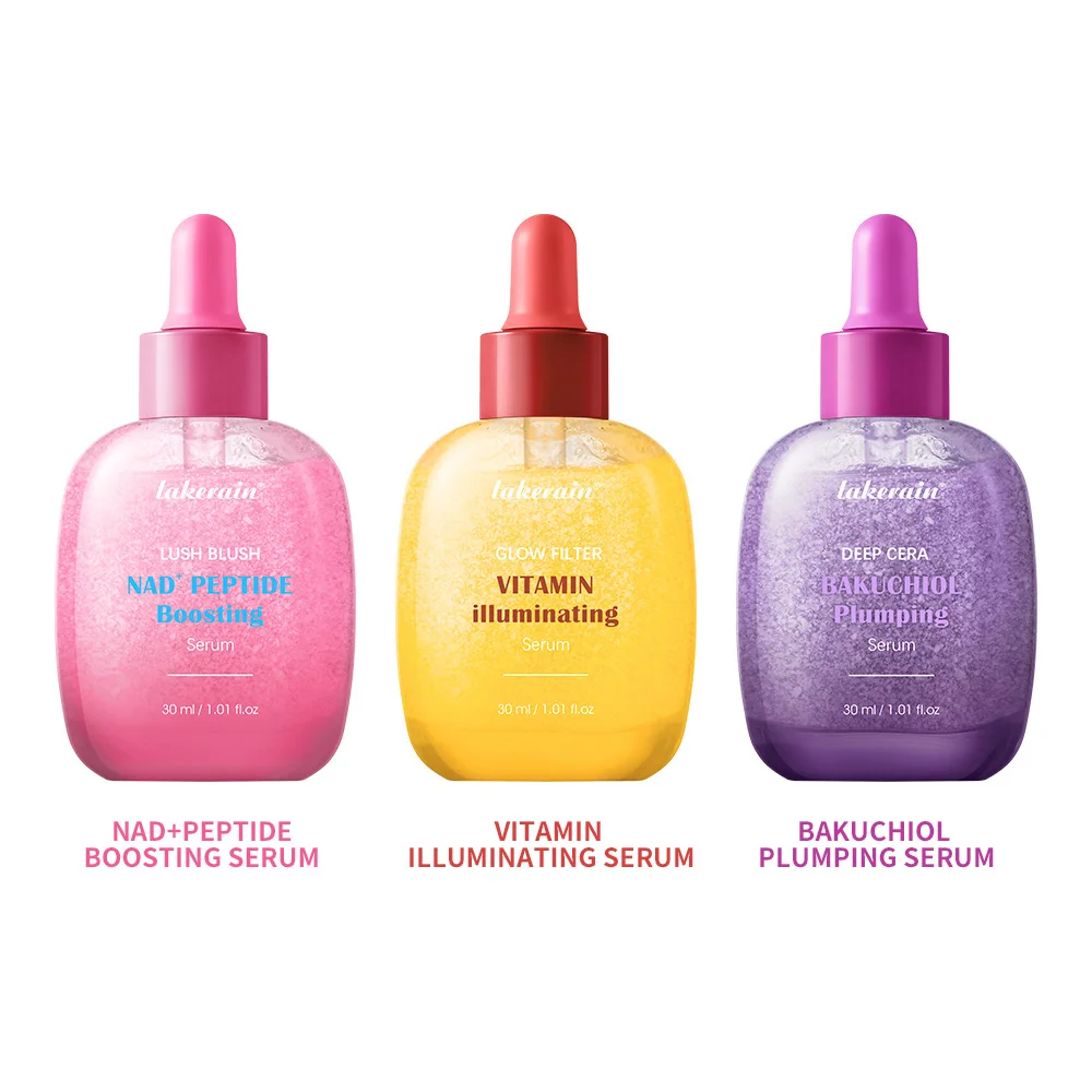 Sérum Facial Iluminador com Vitamina C: Pele Mais Volumosa, Refina Poros, Suaviza Linhas Finas, Aumenta a Elasticidade e Hidratação Diária da Pele