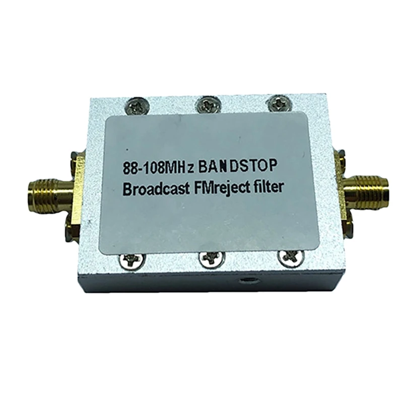 FM Bandstop Filter 88-108MHZ Band-Stop SMA Receiver Signal