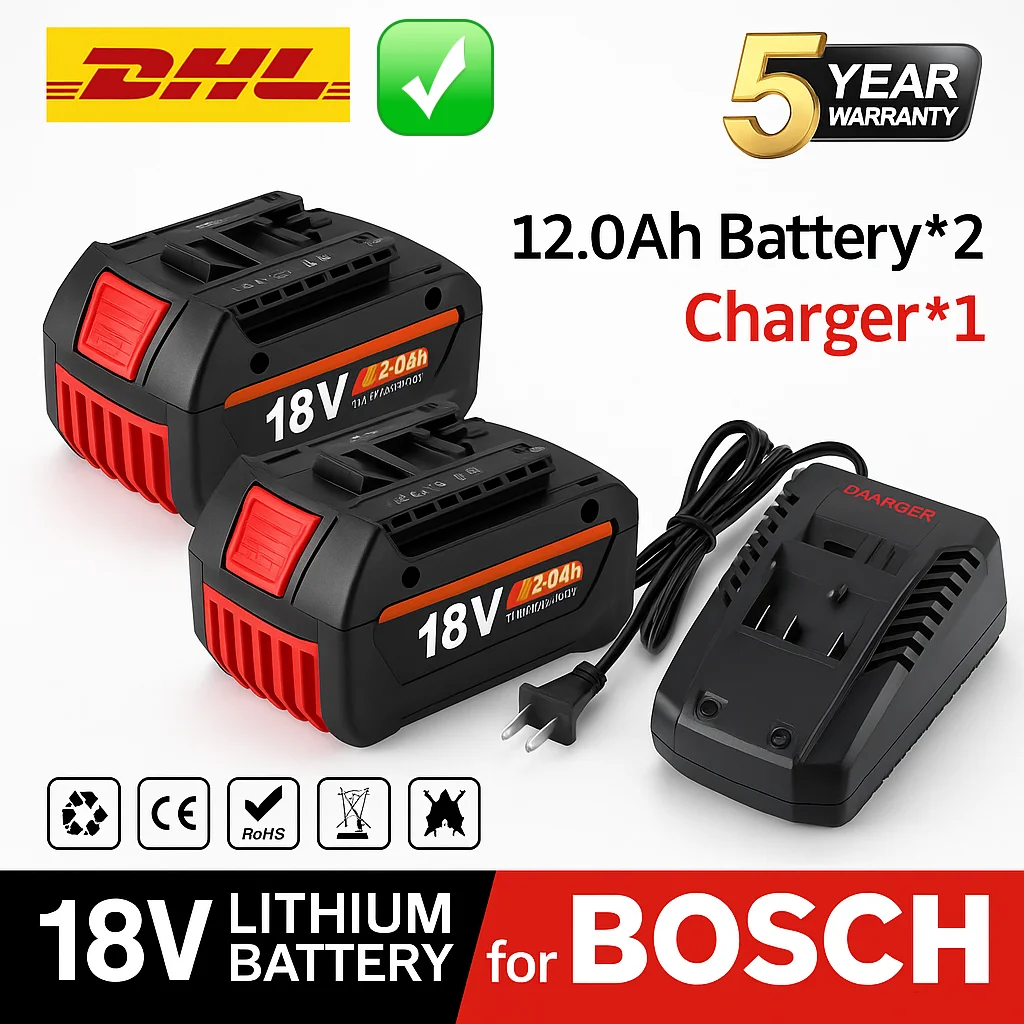 

18V For Bosch ProCORE Premium Series Replacement Battery New Battery Cell Suitable for BOSCH BAT609, BAT618, GBA18V8 8.0Ah ⏳
