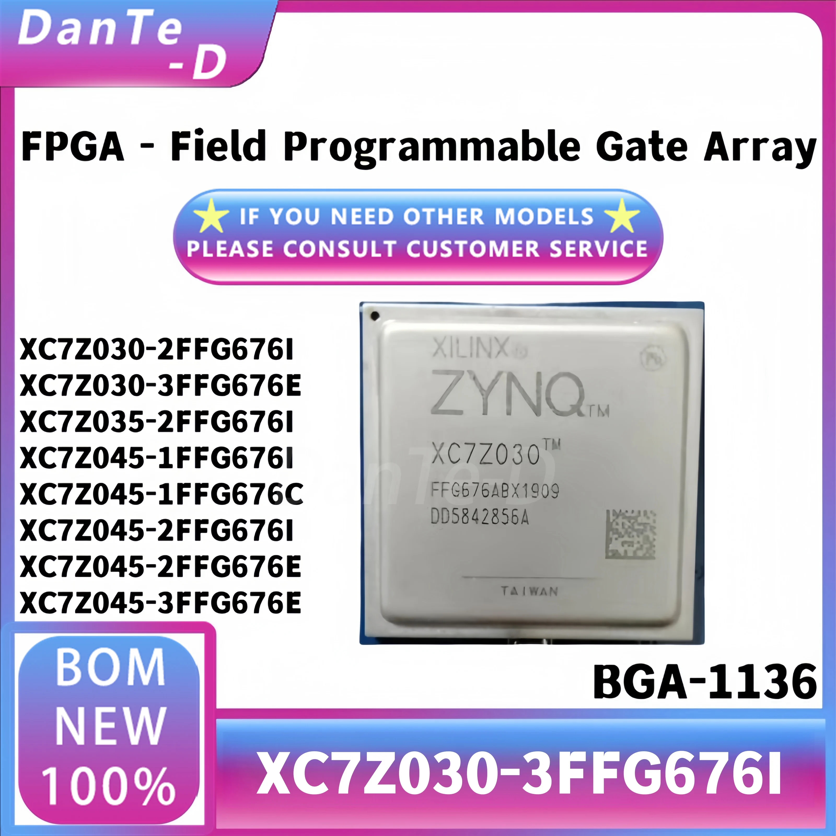 XC7Z030-3FFG676I XC7Z035-2FFG676C XC7Z030-3FFG676C BGA-767 Programmable Chip