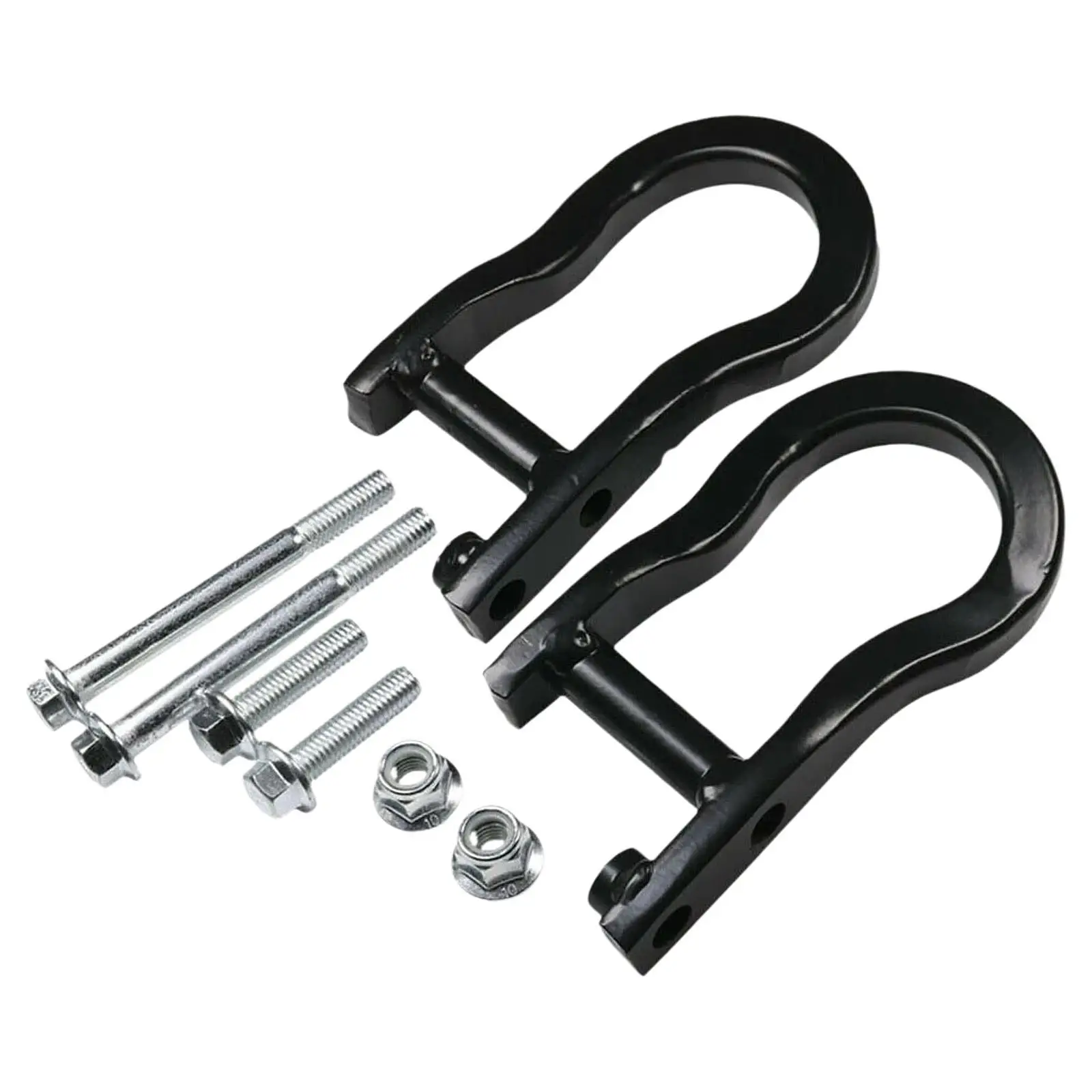 

2x Front Tow Hooks Easy Installation 84072463 High Performance Part Wear Resistant Reliable Car Accessories Replacement