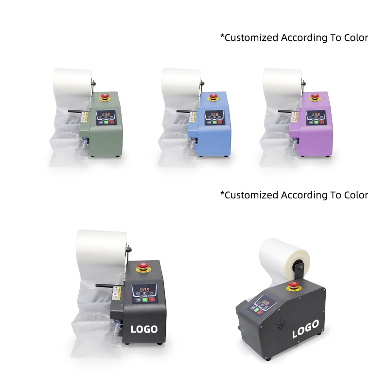 آلة تغليف وسائد الفقاعات الهوائية LA300 بدون حزام، آلة تغليف الوسائد الهوائية للوجستيات للسلع المعبأة #4