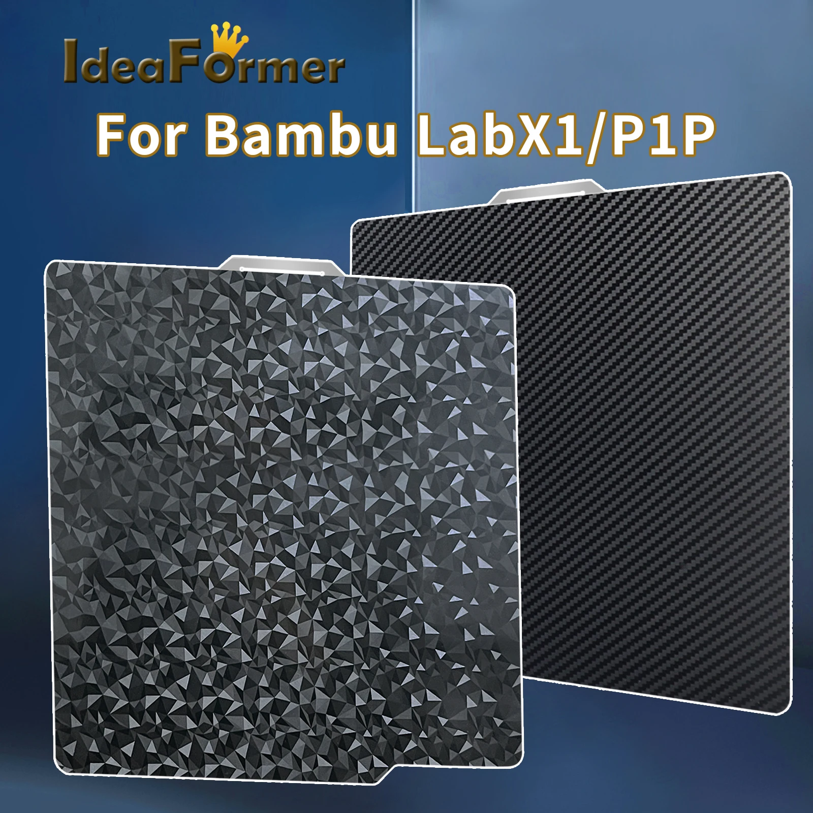 Double Sided Spring Steel Sheet PET PEO Build Plate For Bambu Lab P1p Plate P1S X1 X1C Bambulab Peo 257x257mm Build Plate Hotbed
