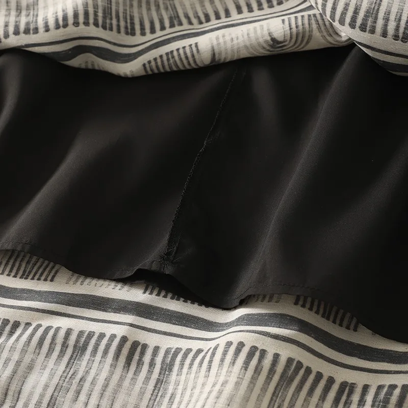 Dwuwarstwowa, luźna spódnica z lnu i bawełny, rozkloszowana, o długości do kolan, z wewnętrzną warstwą, nowość na lato.