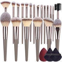 1-20pcs Makeup Brushes Set Face Professional Cosmetics Brush Soft Concealer Brush Eyeshadow Eyebrow Eyeliner Makeup Beauty Tools