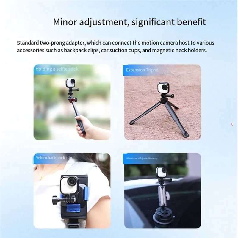 A97I-For Insta GO Ultra Sports Camera قفص واقي الإطار الخارجي قفص الإطار الواقي شل محول قاعدة قوس #3