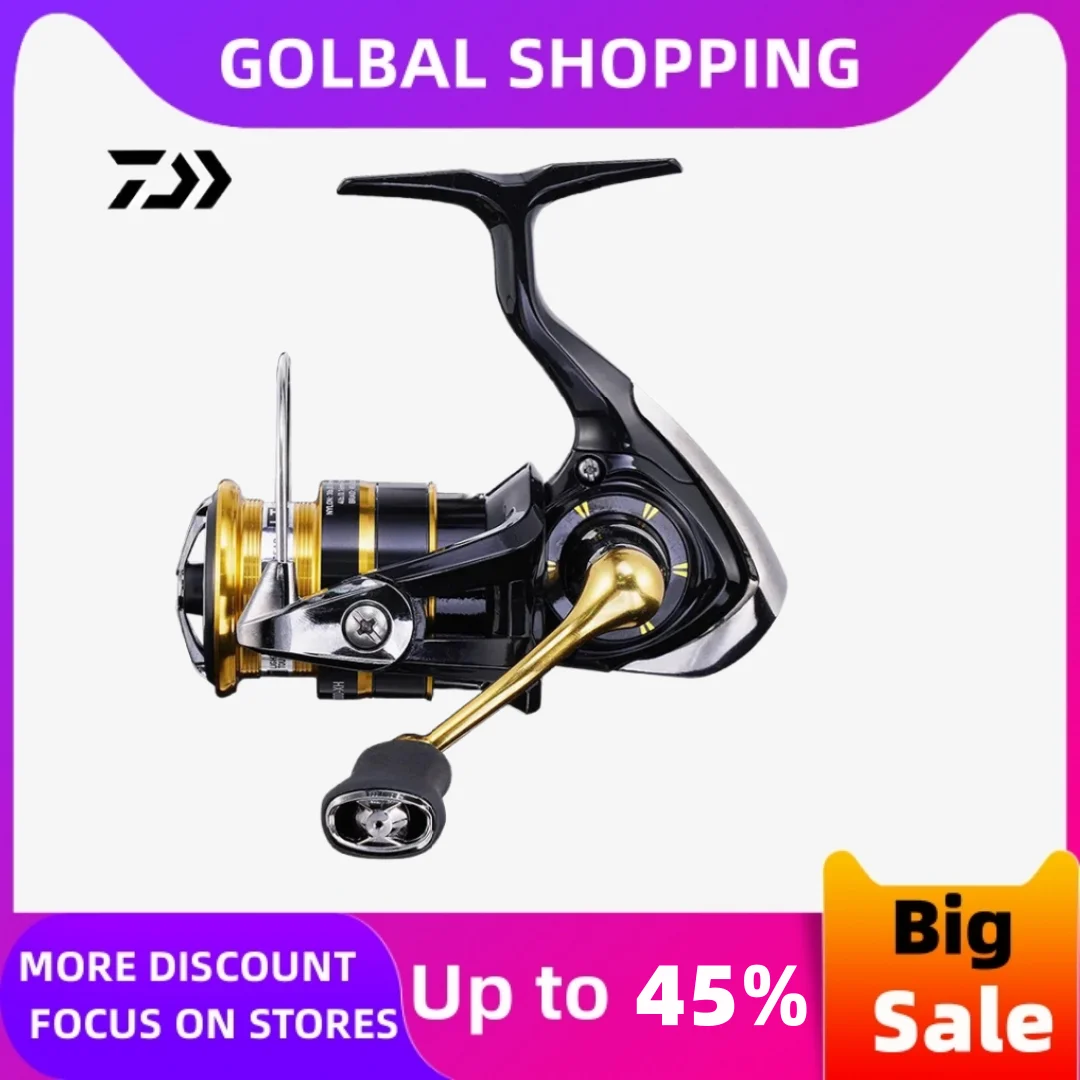 NEW DAIWA Reel 2023 CROSSFIRE LT Spinning Fishing Reel 1000-6000 ABS Metail Spool 5-12KG Power Hard Gear