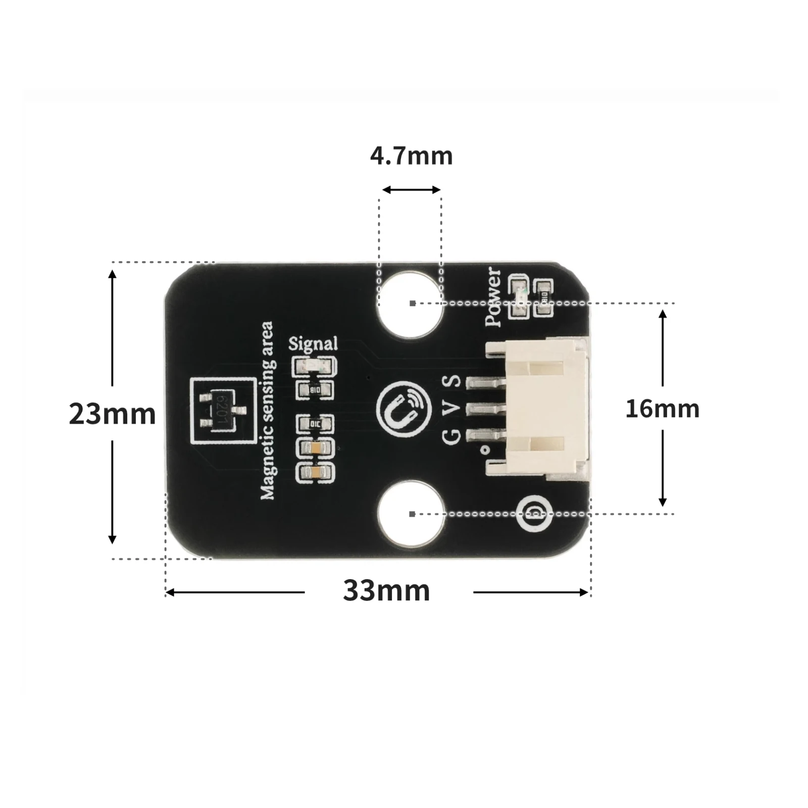 Set di blocchi di costruzione Sensori magnetici Hall a stadio intero Interruttori induttivi magnetici compatibili con il kit di programmazione Arduino