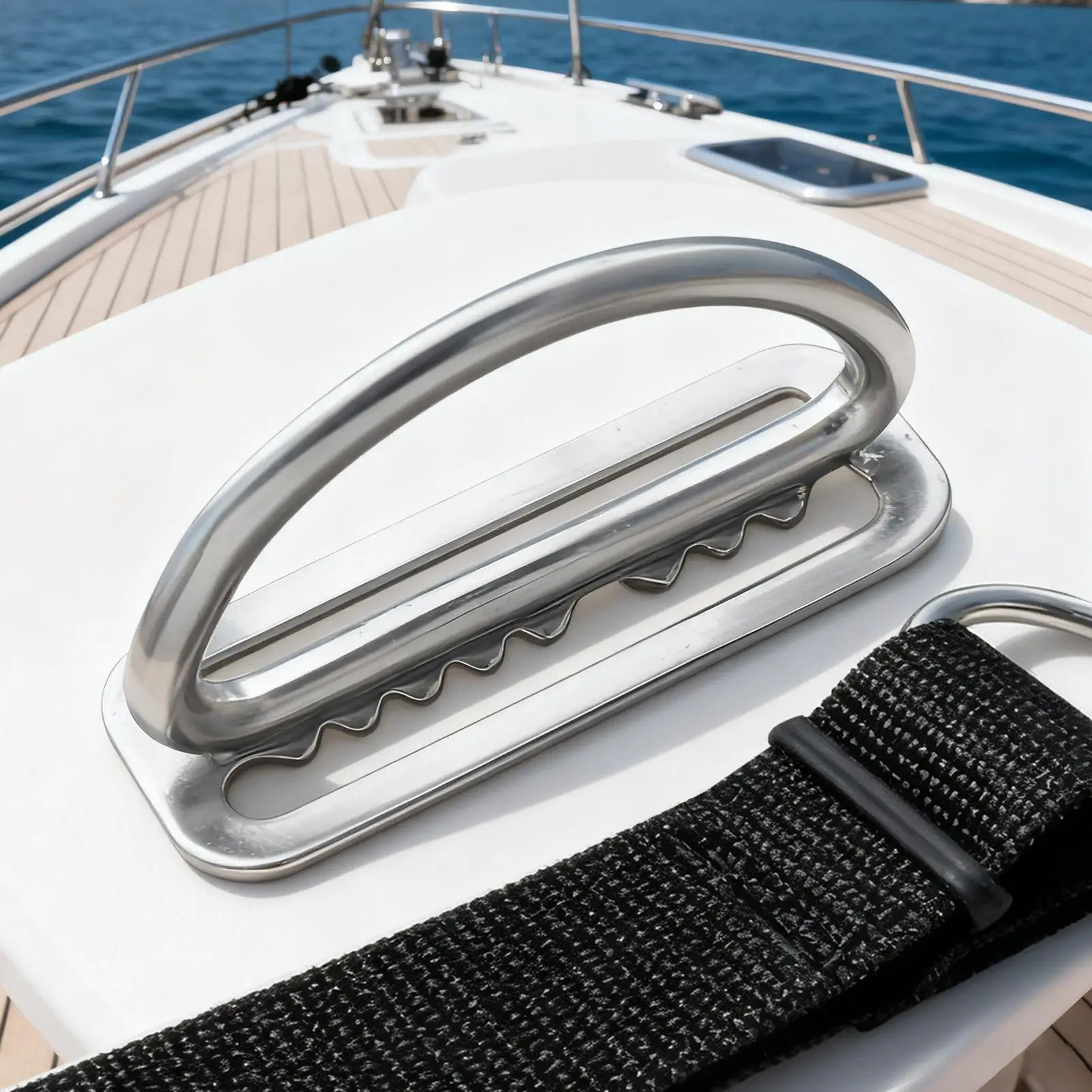 مشبك على شكل حلقة على شكل حرف D مكون من قطعتين، مشبك مرفق آمن للغوص وحزام الوزن للغطس اليومي وتسلق الصخور في الهواء الطلق #4