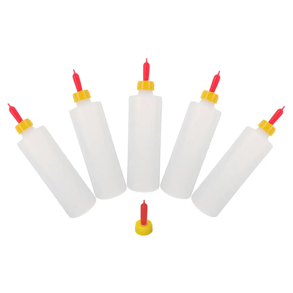 

1Set Lamb Feeding Bottles Ergonomic 400Ml Goat Milk Feeder Nursing Bottle for Farm Livestock Sheep Goat Feeding