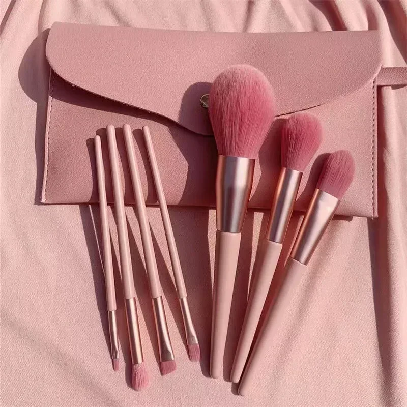 7PC Makeup Brush Nude Powder Set Soft Fluffy Makeup Brushes Set for Cosmetics Foundation Blush Powder Eyeshadow Kabuki Blending