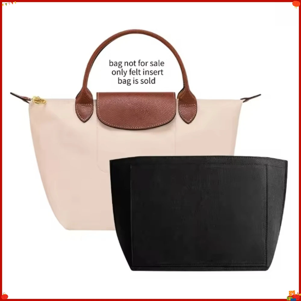 Padded Felt Handbag Insert Liner Cloth Bag for Purse Organization Uses for Tote Bags Travel Storage and Interior Protection