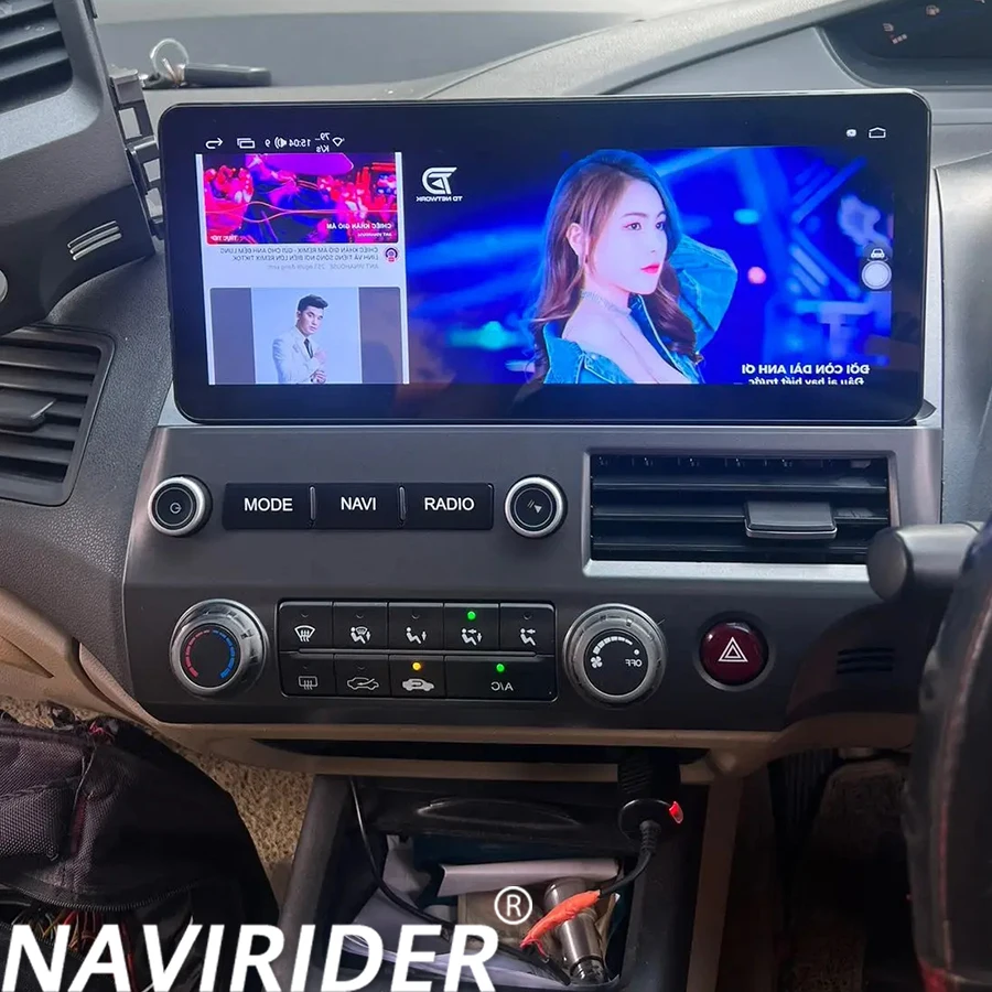 

12.3" RHD For Honda Civic 2008-2011 Media Android 14 Touch Screen Stereo Suitable DVD Player Carplay Car Radio DSP GPS Head Unit