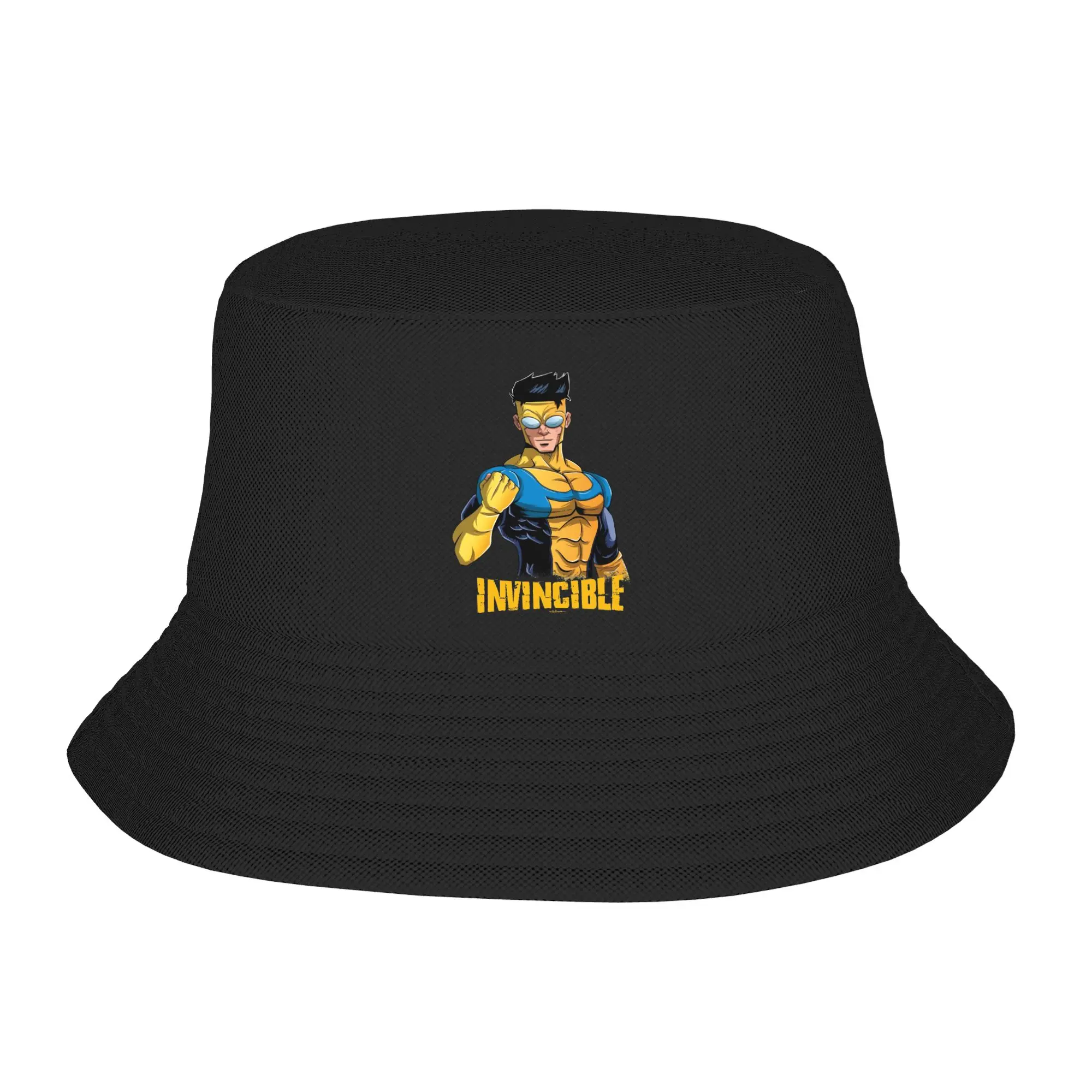 Invincible Bucket Hat for Unisex Summer Vocation  Field Hat Fashion Packable for Fishing Caps Panamka