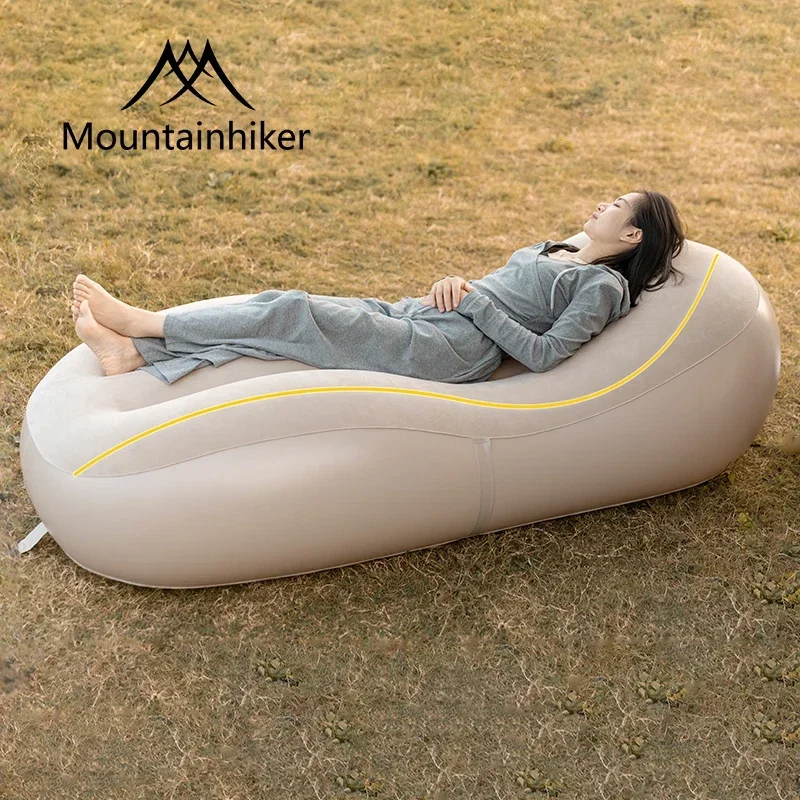 MOUNTAINHIKER Fast Inflatable Air Sofa Bed Outdoor Portable Air Mattress Lazy Camping Automatic Inflatable Sleeping Mat