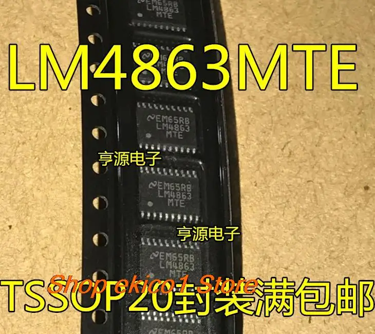 

10 шт. оригинальный стоковый LM4863MTE LM4863MTEX LM4863 TSSOP20 IC