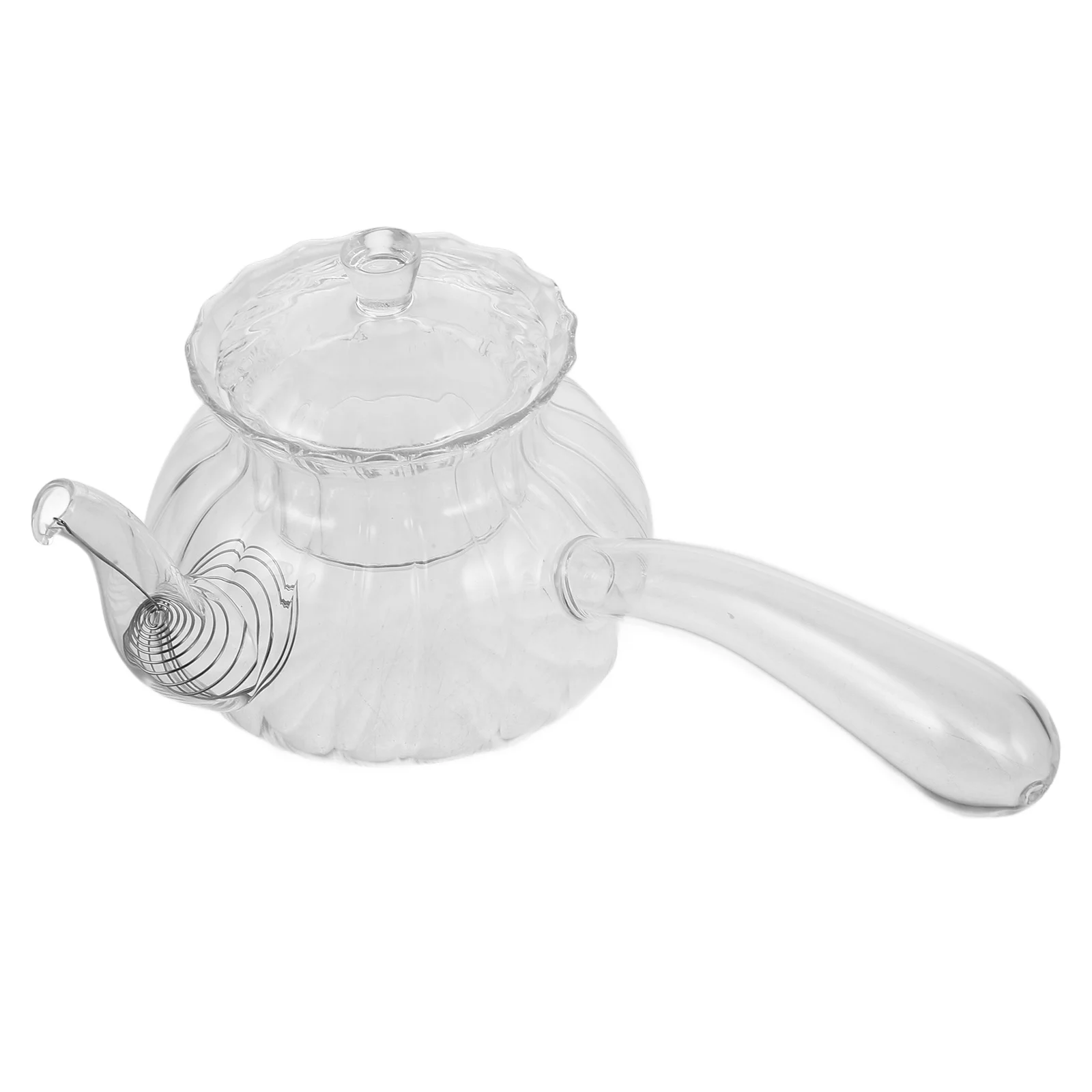

Clear Glass Teapot for Loose Tea Leaves Easy Pour Spout Smooth Handle Ideal for Home Office Tea Gathering Reliable Build