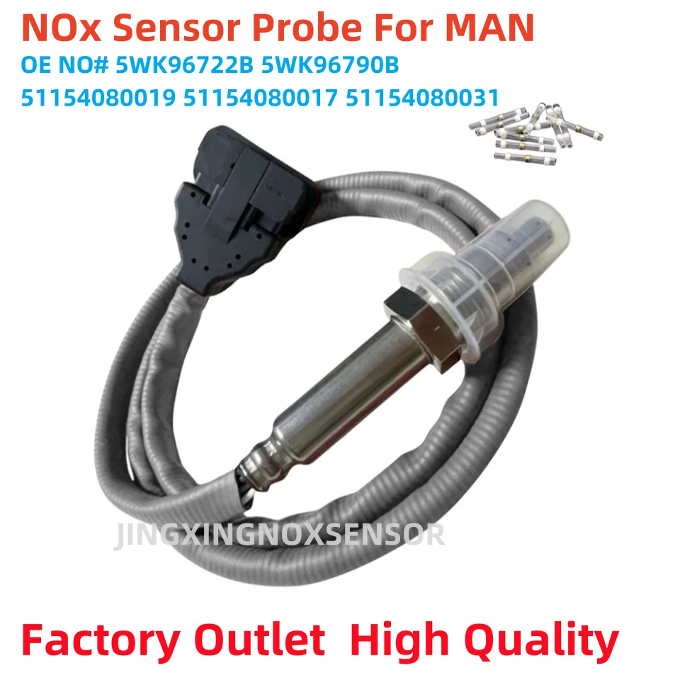 *FACTORY OUTLET* 8Cables NOx Sensor Probe 5WK96722B 51154080017 51154080019 5WK96790B For Man Euro6 Truck