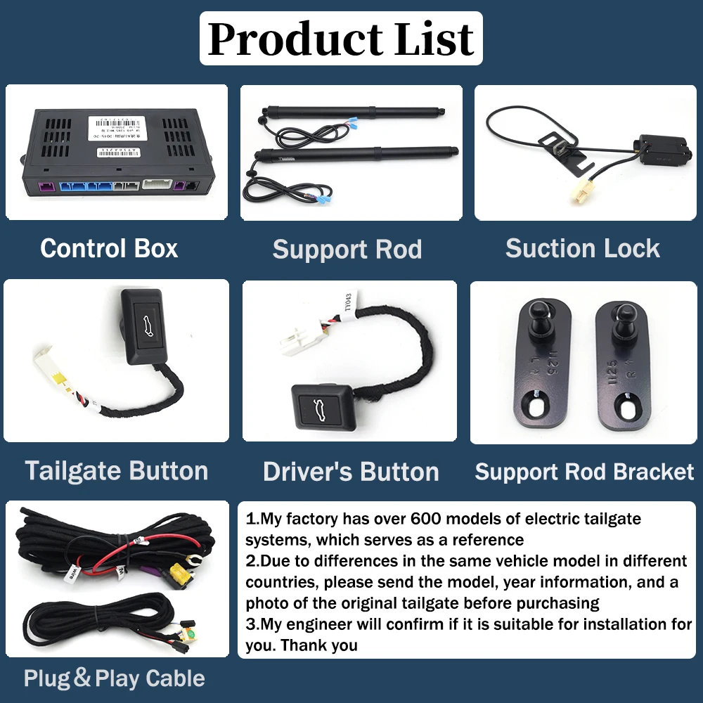 لسيارات BMW 2 Series Gran Coupe F44 سيدان الباب الخلفي الكهربائي الذيل بوابة رفع الدعامة دعم قوة السيارة الباب الخلفي دعامة الباب الخلفي #6