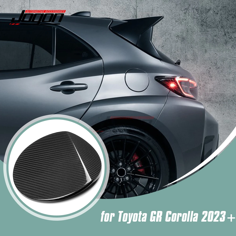 

Real Carbon Fiber Exterior Car Oil Fuel Tank Gas Cap Cover Trim Accessories For Toyota GR Corolla 2023 2024 2025