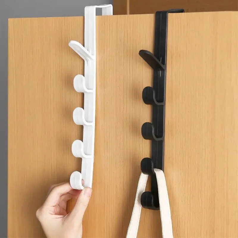 Door hook, no drilling, hanging clothes rack, strong traceless clothes hook, household or dormitory storage and organization