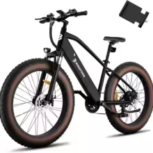 Luckeep C26 Electric Bike for Adult 1500W Peak, 28 MPH15AH 72 Miles, 26Fat Tire Electric Mountain Bike with Hydraulic Suspension - AliExpress 