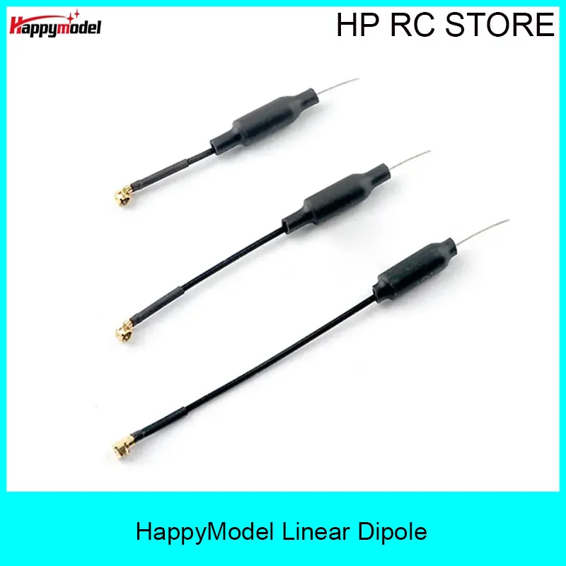 5PCS HappyModel Linear Dipole 5.8G 2dbi Nano Antenna UFL 47mm 60mm 75mm for Mobula7 / Mobula7 1S HD / Mobula8 FPV Tinywhoops