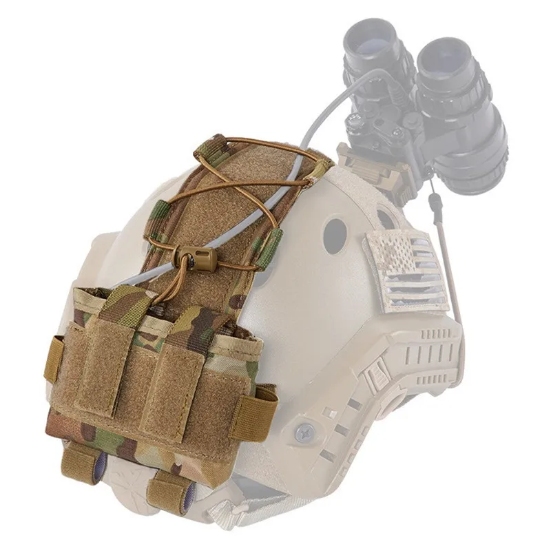 Tactical Helmet Battery Counterweight Pouch MK2 Balance Weight Bag Battery Pack with Hook Loop for Airsoft CS Helmet Accessories