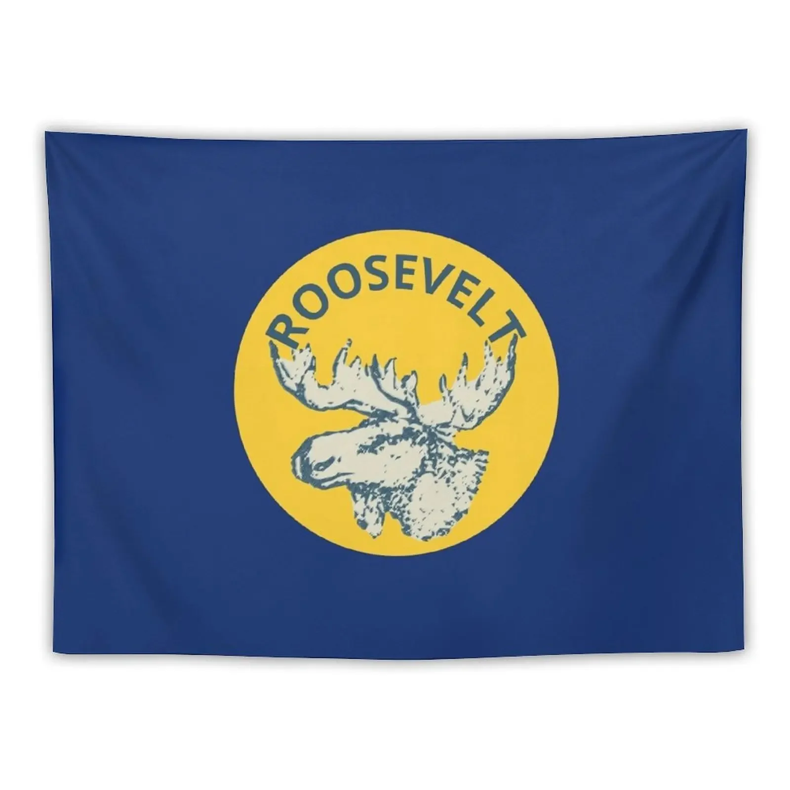 Teddy Roosevelt Bull Moose Party Tapestry Wall Decor Wall Coverings Home Supplies Cute Decor Tapestry