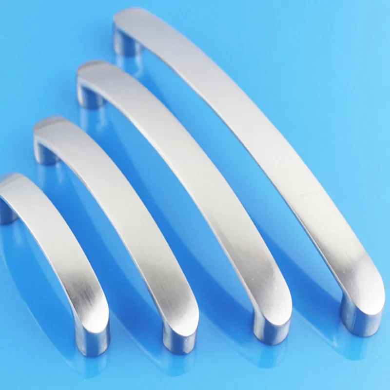 5/10/20pcs Cabinet Handles Knobs Aluminum Alloy Door Kitchen Knobs Brushed Cabinet Pulls