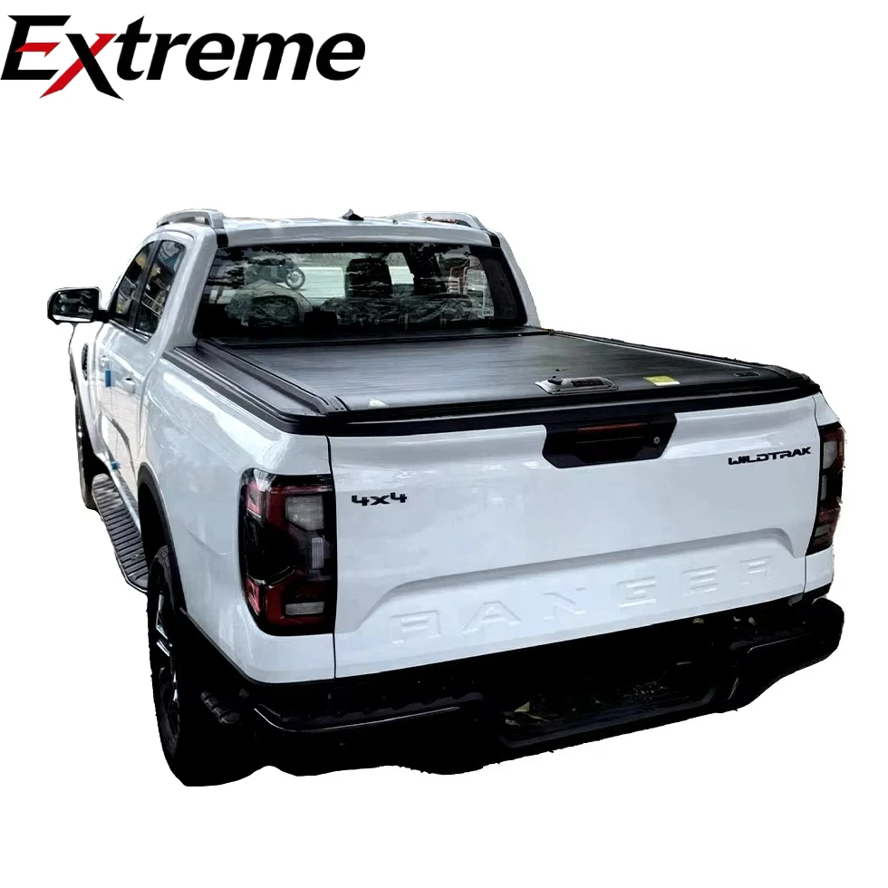 Pickup roller blind cover with retractable loading card lathe top cover, suitable for Ford Ranger F150 roller blind