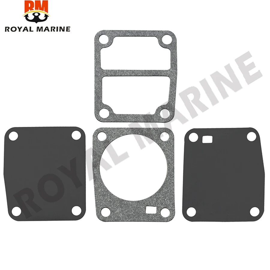 6G1-24432 Carburetor Fuel Gasket Kit For Yamaha Outboard Motor 2T 6HP 8HP 9.9HP 15HP Parsun Hidea Powertec HDX Seapro Engine