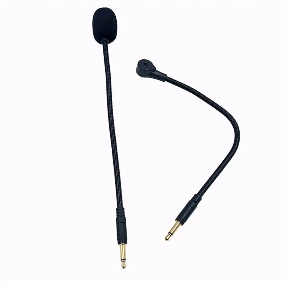 Portable Replacement Headphones Mic Game Straight Plug HD Voice Mic Detachable Mini Mono Headset Microphone Earphones