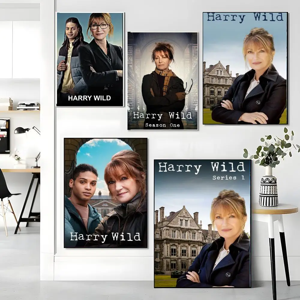 tv series H-Harry Wild-D Painting Calligraphy Boho Botanical Decor for Living Room Elegant Home Style