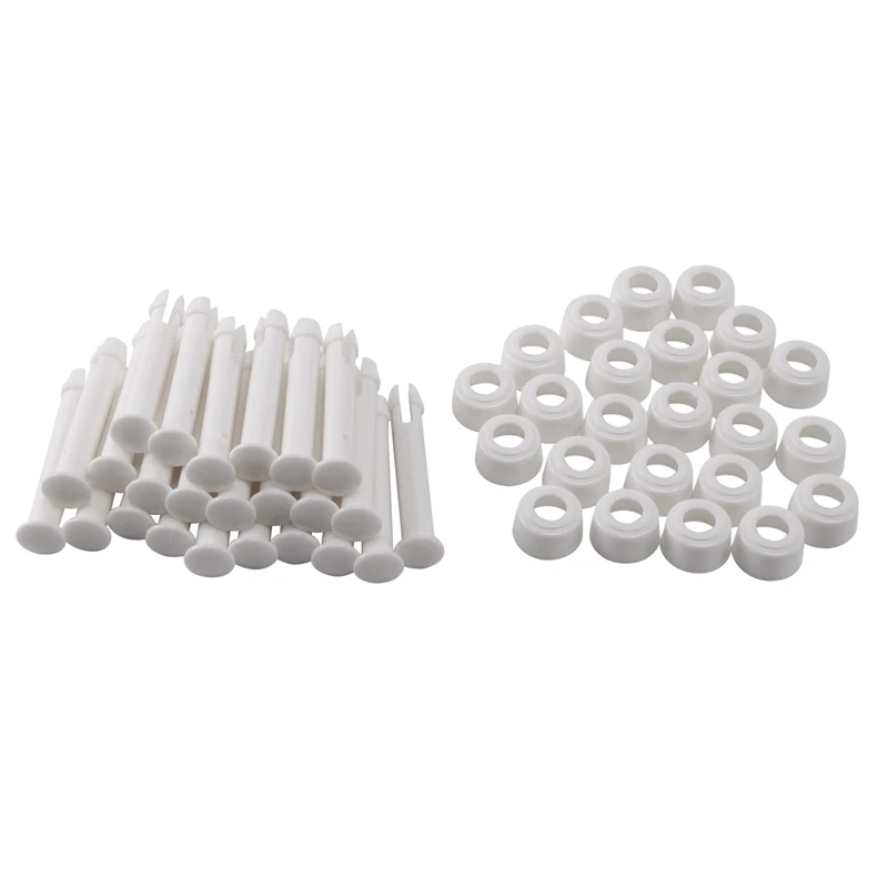 24Pcs ABS Pool Joint Pins, 6Cm/2.36In Cap Set Seals For Intex Swimming Pool Replacement Parts 28270-28273