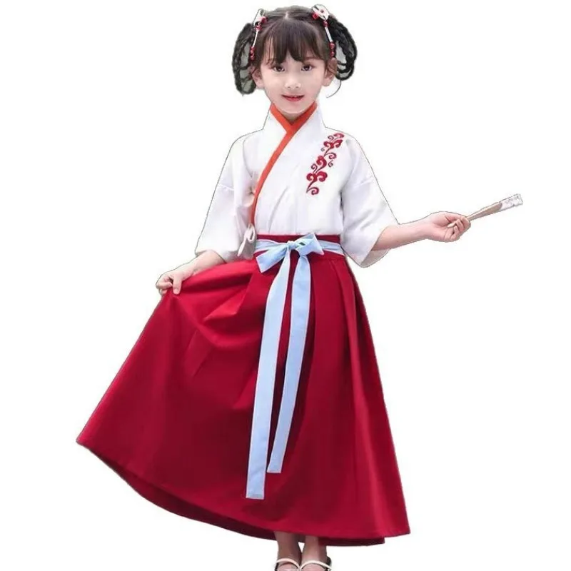 Hanfu Boys Chinese Style Chinese School Clothing Children's Ancient Clothing Primary School Children's Book Children's Clothing