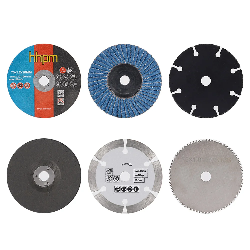75mm Multifunctional Saw Blade Cutting Disc Circular Grinding Wheel For Metal Cutting Home Angle Grinder Replace Attachment