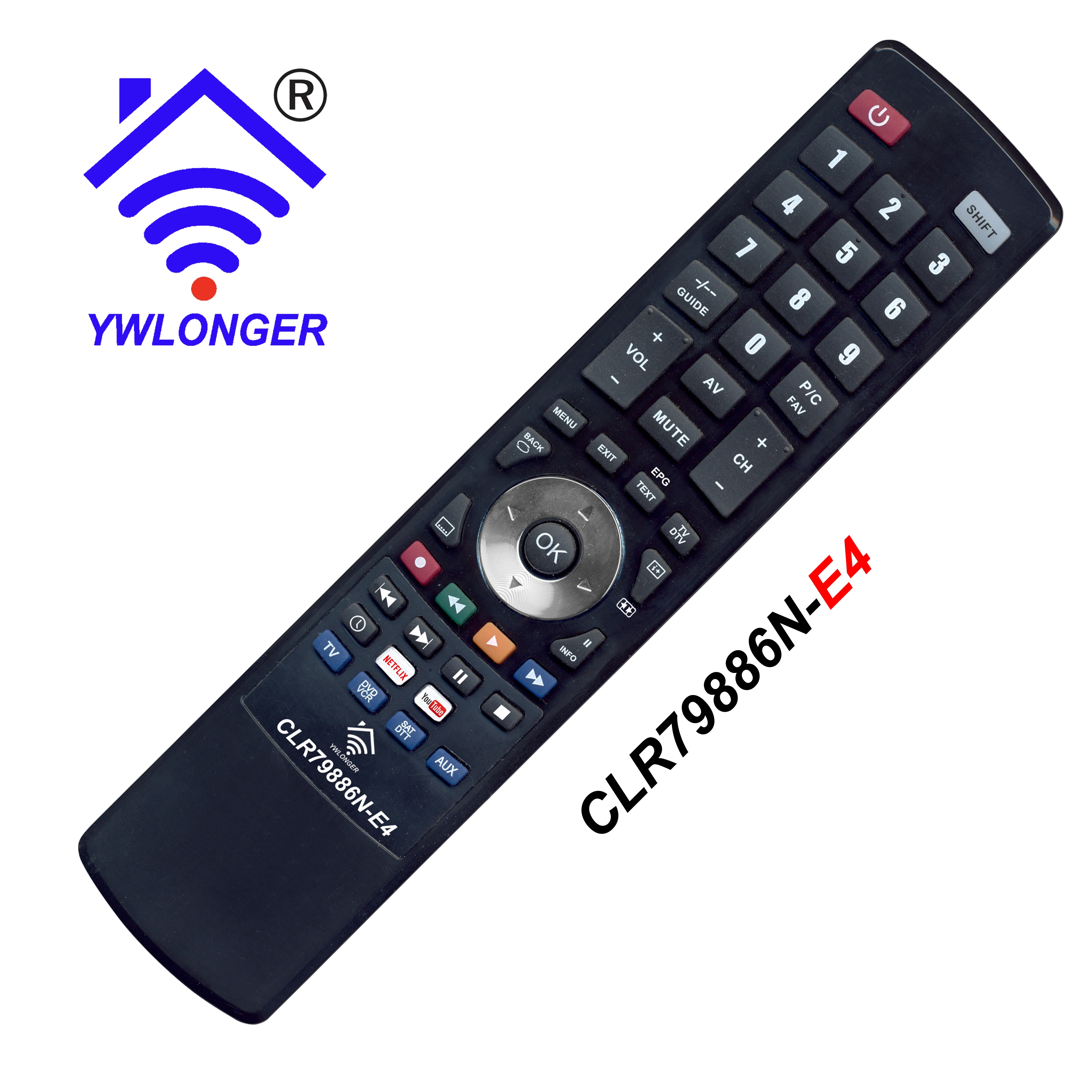 LONGER IR PRC CLR79886N-E4, PROGRAMMED BY PC/PHONE, REPLACE ALL ORIGINAL REMOTE CONTROL