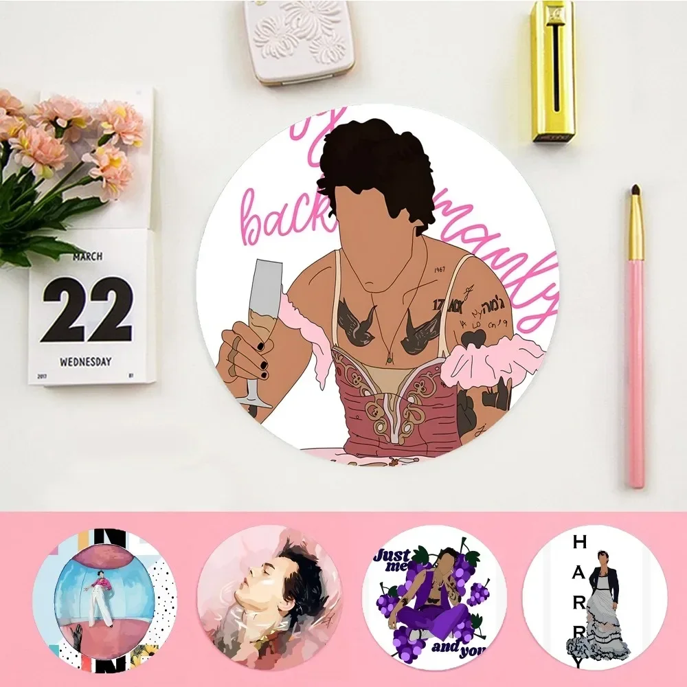

H-HaRRy S-styles Anti-Slip Round Cabinet Gaming Laptop Computer Desk Mat Office Notbook Mouse Pad Mouse Mat