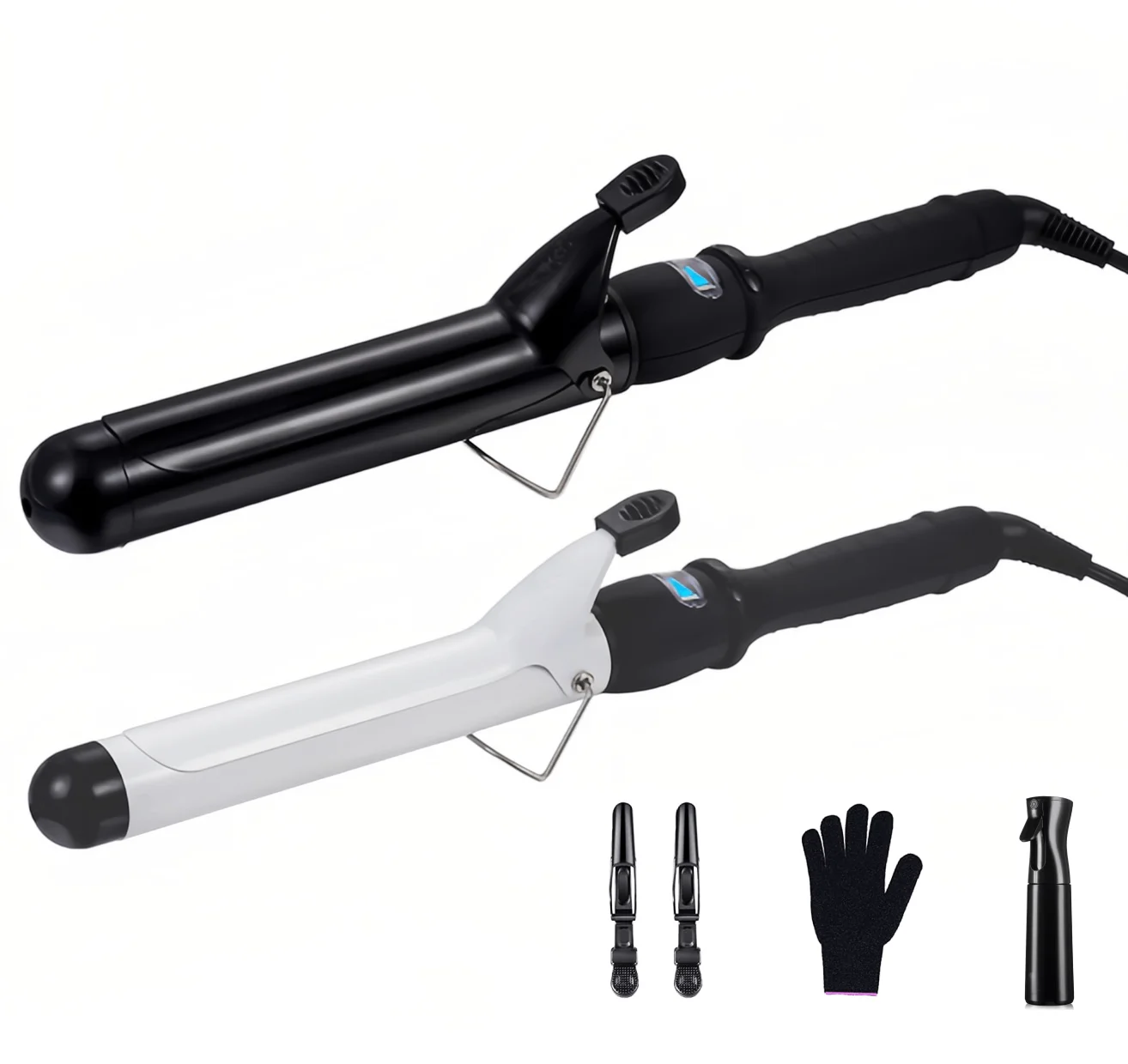 YAWEEN 32 مللي متر 38 مللي متر مموج الشعر الكهربائي للنساء المهنية السيراميك مكواة تجعيد قابل للتعديل درجة الحرارة تصفيف الشعر أداة