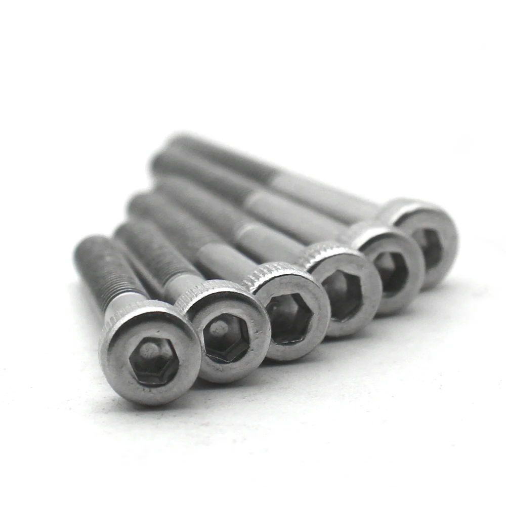 1-20pcs M3 M4 M5 M6 M8 M10 M12 M14 M16 304 Stainless Steel Half Thread Lengthened Allen Hexagon Hex Socket Cap Screw Bolt
